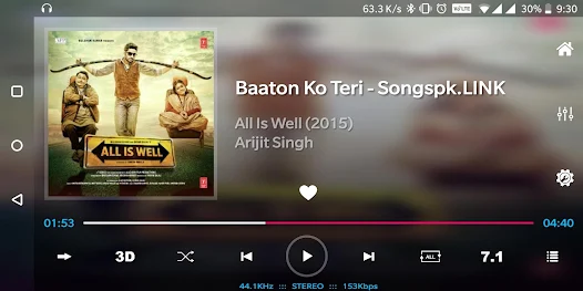 Music Player 3D Surround 7.1 screenshot 7