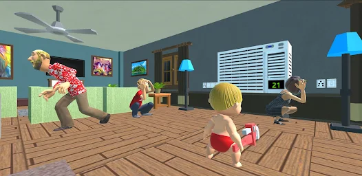 Rainbow Prank: Hide Daddy screenshot 2