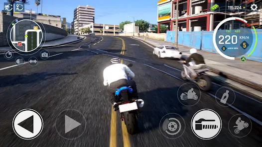 Real Moto Driving Racing World screenshot 17