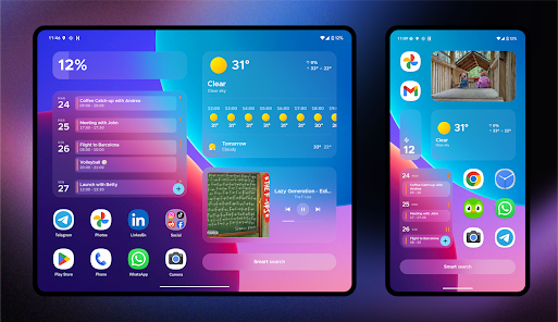 Smart Launcher 6-смарт лаунчер screenshot 9