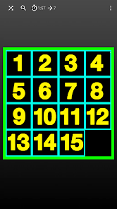 Игра в 15 screenshot 4