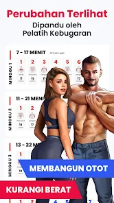 Latihan di Rumah - Fitness App screenshot 1
