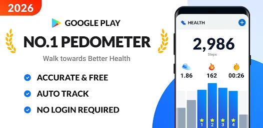 Pedometer - Step Counter screenshot 1