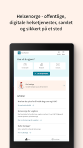 Helsenorge screenshot 6
