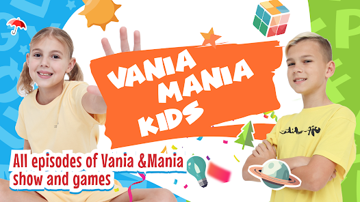 Vania Mania Kids Games & Video screenshot 1