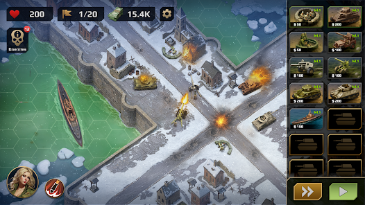 WWII Defense: RTS Army TD game screenshot 15